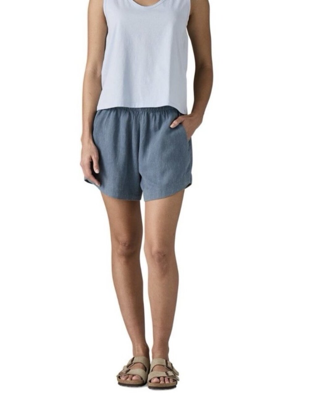 Patagonia Women's Garden Island Shorts Color: Whole Weave/Still Blue Size XL